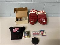Signed Detroit Red Wings Hat and More