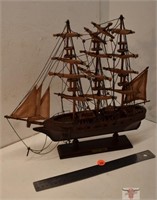 Wooden Ship Model of "The Cutty Sark"