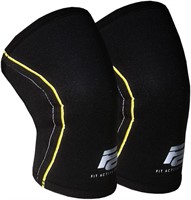 Fit Active Sports Knee Brace Support , XS, Blk-gld
