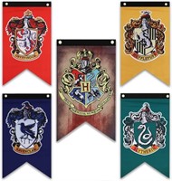 Harry Potter House Wall Banners Set - Complete