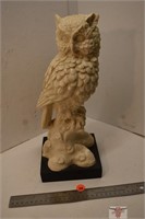 Vintage"A Santini" Resin Owl Sculpture Classic