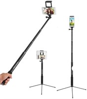 61 Inch Wireless Selfie Stick Tripod Stand,...