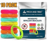 2X Pitch and Trek Mosquito Repellent Bracelet 10ea