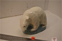 Porcelain Polar Bear Made in Yellowknife
