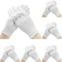 Cotton Gloves for Dry Hands, Shynek 12 Pairs