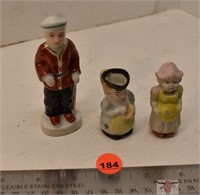 3 Occupied Japan Figurines