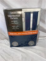 Sunblk Total Blackout Curtains 2 Panels - Everly N