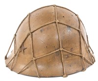 WWII IMPERIAL JAPANESE TYPE 90 HELMET AND LINER