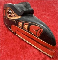 Reproduction Tlingit display piece, with articulat