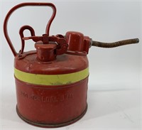 Fabulous vintage gasoline can about 12.5" tall