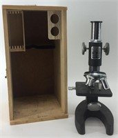 Perfect brand microscope, with slides, lenses etc.