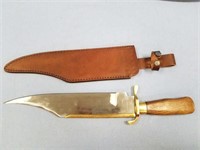 Knife in style of Arizona Toothpick bowie knife, w
