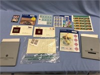 Misc. lot of mostly stamps including 2  22kt first
