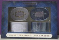 New Holiday Simply Indulgent Scented Soy Candles