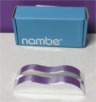 New In Box Nambe Karim Rashid Business Card Holder