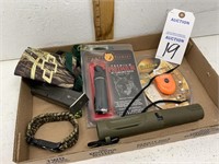 Predator Call, Clip Light, Super Talker ETC