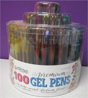 New 100 Pack Premiere Gel Pens Collection