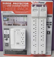New Cyber Power Power Strips W/USB Ports