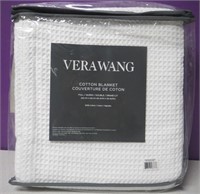 New Vera Wang Full/Queen Cotton Blanket