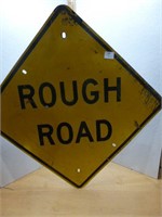 Metal Road Sign 24" x 24" - Rough Road