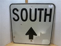 Metal Road Sign 17.5" x 17.5" - South