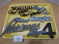 Car Badges - Assorted Lot