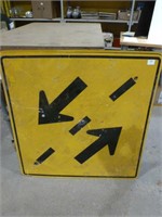 Metal Road Sign 36" x 36" - Share The Road