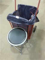 Shopping Cart / Stool 17" High
