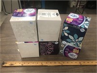 6 BOXES OF TISSUES