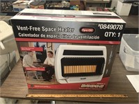 NEW VENT FREE SPACE HEATER