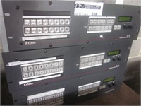 3 Extron Model ISM824 Audio Video Generators