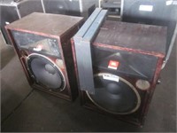 2 JBL Model 230A Stage Speakers With Brackets