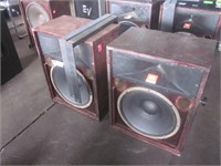 2 JBL Model 230A Stage Speakers With Brackets