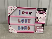 Minnie Mouse LED MEssage Lightbox
