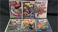 Six bronze era star trek comic books