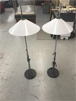 Floor lamps adjustable shade Height:64 in