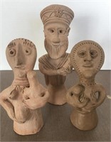 Vintage Judean Pillar Figures