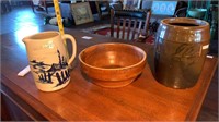 3 piece lot of pottery