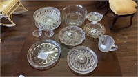 Glass Dishes and Bowls Lot