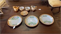 Japanese Plates and Tea Set
