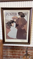 “Poster Show” Maxfield Parrish Framed Print.