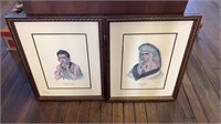 Pair of high quality Lehman and decal lithographs