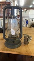 Antique kerosene light and carbine light