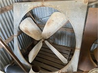Large Industrial Vent Fan - Approx 4' x 4"