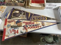 MN Vikings & Kirby Puckett Sports Banners