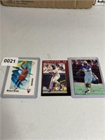 Michael Jordan, Brett Favre & Kirby Puckett Cards