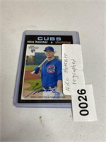 Nico Hoerner Autographed Baseball Card