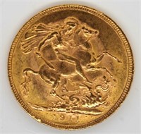 Australian Gold Sovereign 1911 Melbourne