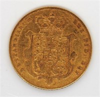Great Britain Gold Half Sovereign 1827
