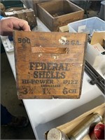 Federal Wood Ammo Box